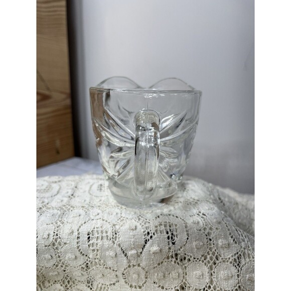 VINTAGE ANCHOR HOCKING STAR OF DAVID CREAMER - Picture 4 of 9